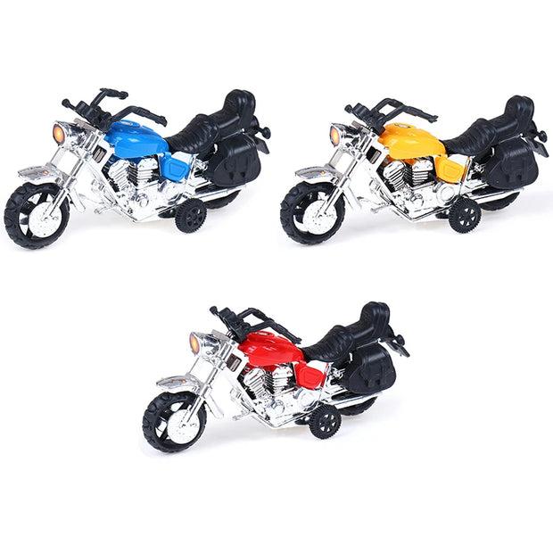 Kids Motorcycle Toy – Plastic Motorbike Model Educational Gift