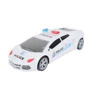 Kids LED Police Car Toy – Electric, 360° Rotary Wheels, Lights & Music