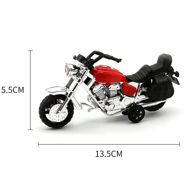 Kids Motorcycle Toy – Plastic Motorbike Model Educational Gift