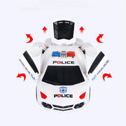 Kids LED Police Car Toy – Electric, 360° Rotary Wheels, Lights & Music