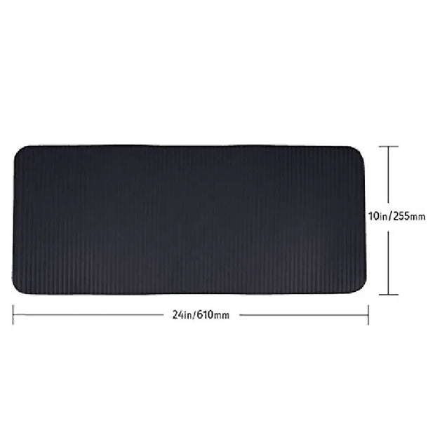 Non-Slip 60x25cm Yoga Mat – Thick Pilates Pad for Gym & Workout