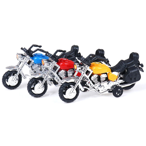 Kids Motorcycle Toy – Plastic Motorbike Model Educational Gift