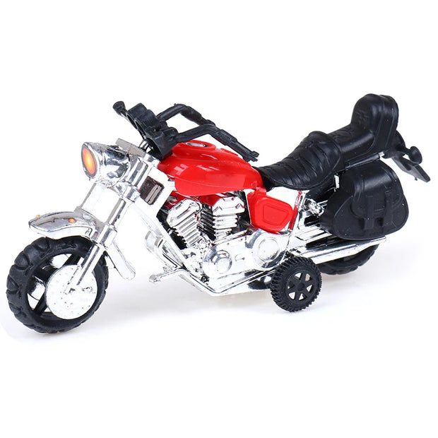 Kids Motorcycle Toy – Plastic Motorbike Model Educational Gift