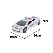 Kids LED Police Car Toy – Electric, 360° Rotary Wheels, Lights & Music