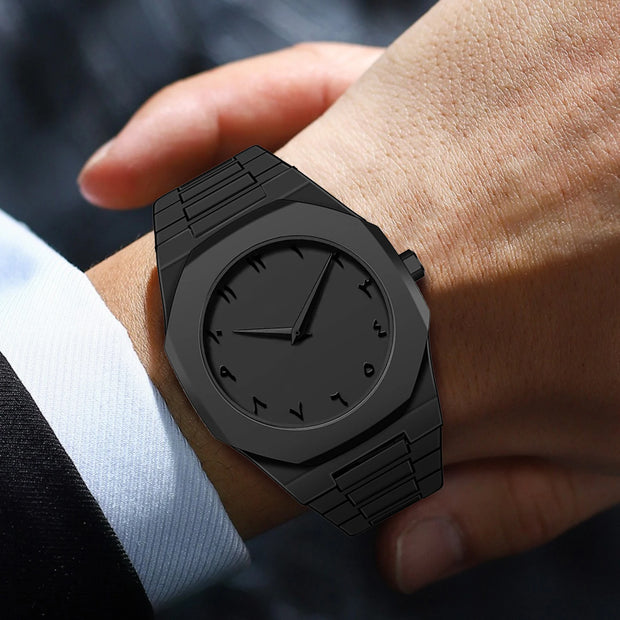 Men’s Modern Sports Watch – Creative Design, Waterproof Quartz 2025