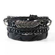 Leather Braided Bracelet for Men - Stylish 2024 Design