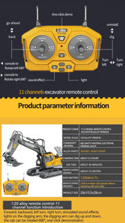 RC Construction Vehicle Toys – Remote Control Excavator, Dump Truck & Bulldozer