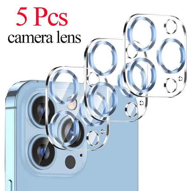 iPhone Camera Lens Protector – Tempered Glass for iPhone 12–16 Pro Series