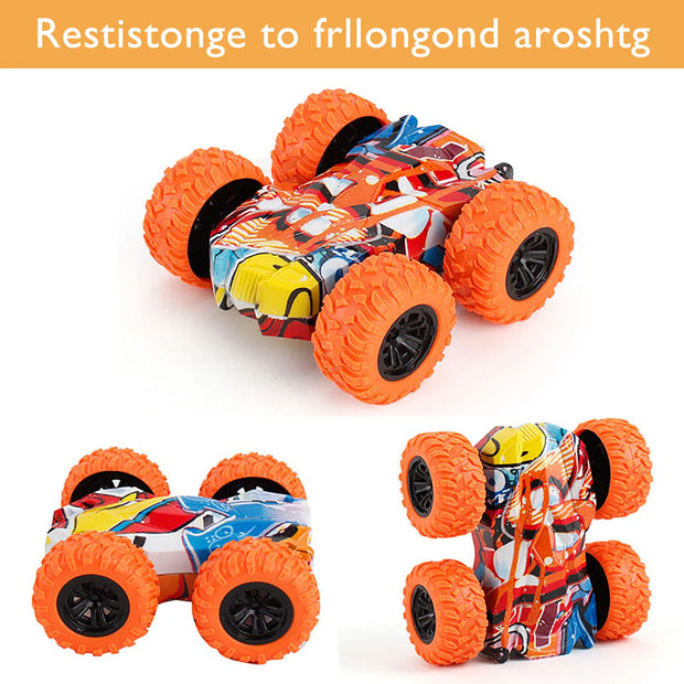 Kids Double-Sided Inertial Toy Car – Anti-Collision Off-Road Vehicle