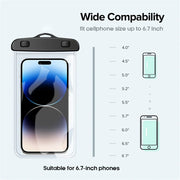 Waterproof Phone Pouch – Universal Swimming Case for iPhone 13–15 Pro Max
