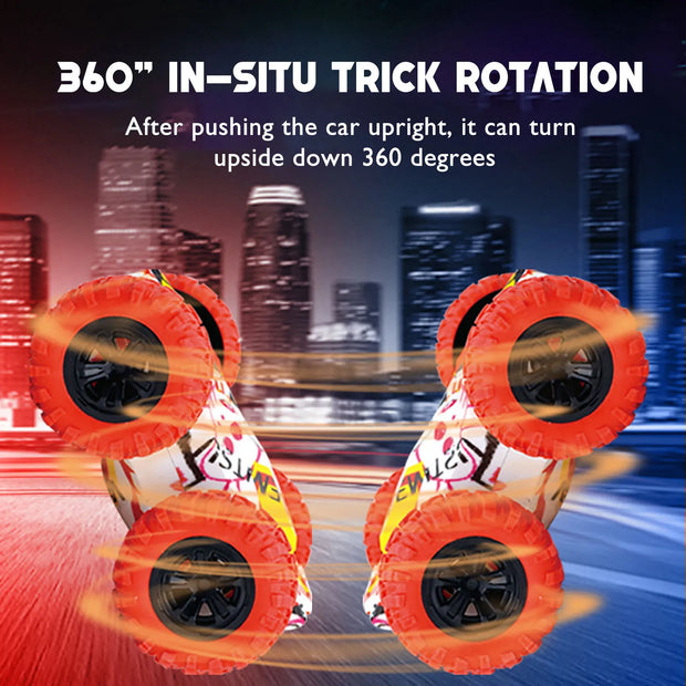 Kids Double-Sided Inertial Toy Car – Anti-Collision Off-Road Vehicle