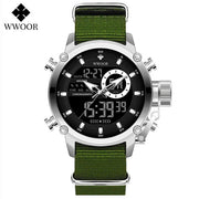 WWOOR Fashion Watches for Men Luxury Digital Design