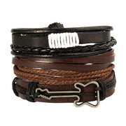 Leather Braided Bracelet for Men - Stylish 2024 Design