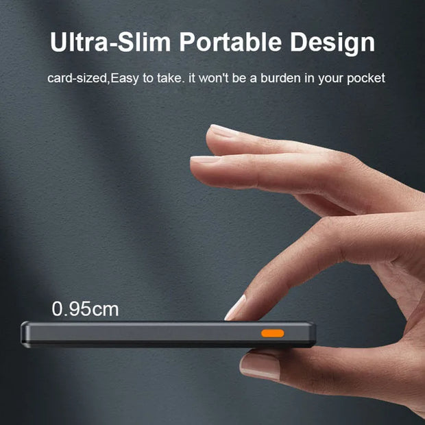5000mAh PD20W Wireless Powerbank Charger, 10000mAh Ultra Slim Backup Battery