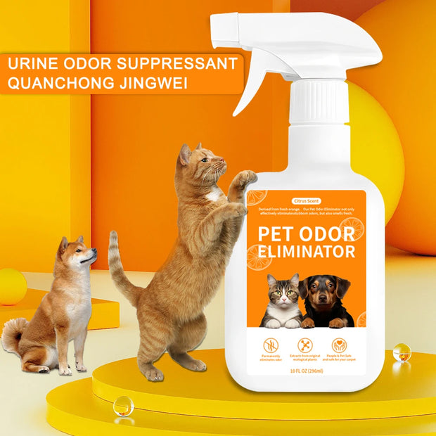 Pet Deodorant Spray – Odor Remover & Disinfectant for Dogs & Cats