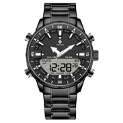 WWOOR Men’s Luxury Digital Sports Watch – Big LED Waterproof Quartz Wristwatch