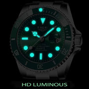 LIGE Men’s Luxury Diver Watch Waterproof Design