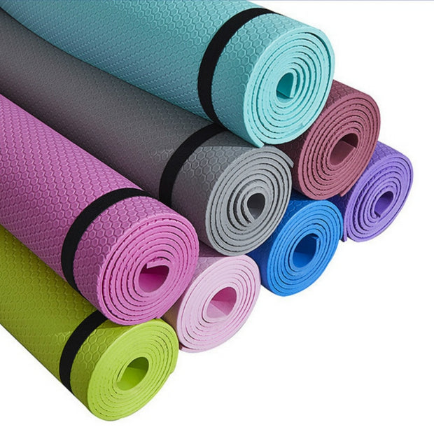 Anti-Skid EVA Yoga Mat – 3-6MM Thick Comfort Foam for Pilates & Gym Workout