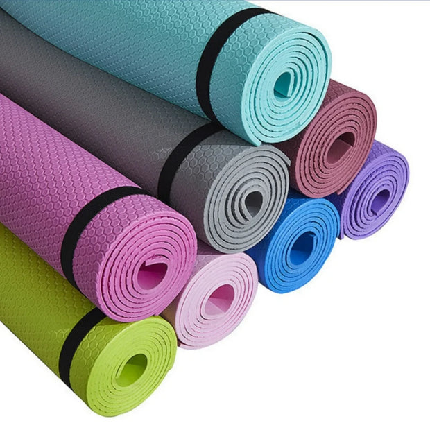 Anti-Skid EVA Yoga Mat – 3-6MM Thick Comfort Foam for Pilates & Gym Workout