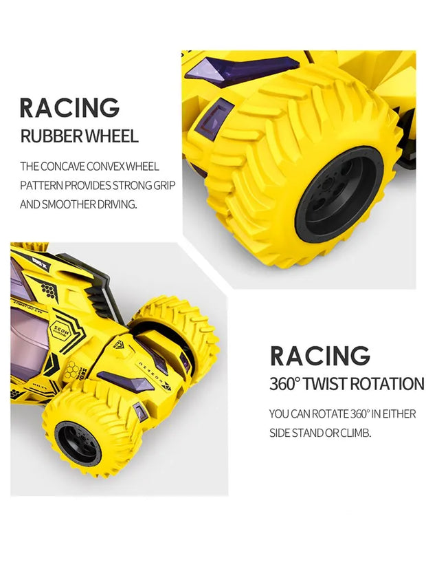 Stunt Spinning Pull-Back Car Toy – 360° Rotation for Kids & Toddlers