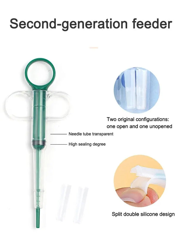 Pet Silicone Pill & Liquid Feeder – Reusable Dog & Cat Medicine Dispenser