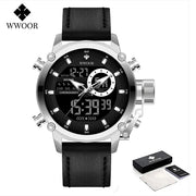 WWOOR Fashion Watches for Men Luxury Digital Design
