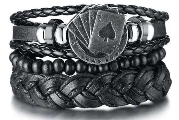 Leather Braided Bracelet for Men - Stylish 2024 Design