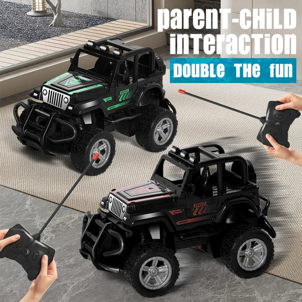 Remote Control Off-Road Car Toy – 4WD Drift Rebound Vehicle for Kids