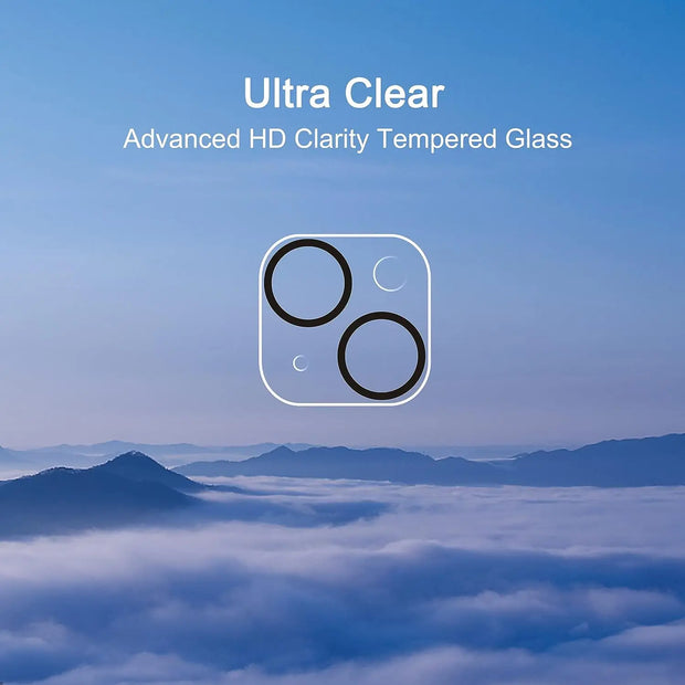 3PCS iPhone Camera Lens Protector – Tempered Glass for iPhone 11–15 Series