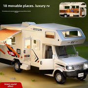 Luxury RV Toy Car for Kids – Movable Travel & Camping Model Playset