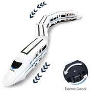 Kids DIY Electric Train Toy – High-Speed Railway with Sound & Light