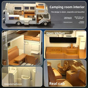 Luxury RV Toy Car for Kids – Movable Travel & Camping Model Playset