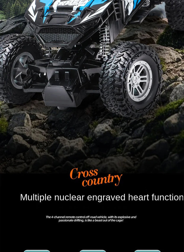 RC Car Toy - Cross-Country 4WD Drift Racing, High-Speed Climbing for Boys & Girls