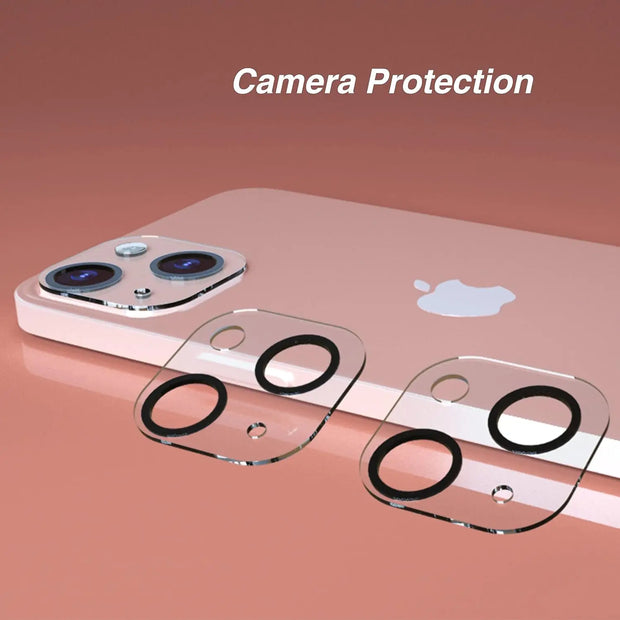 3PCS iPhone Camera Lens Protector – Tempered Glass for iPhone 11–15 Series