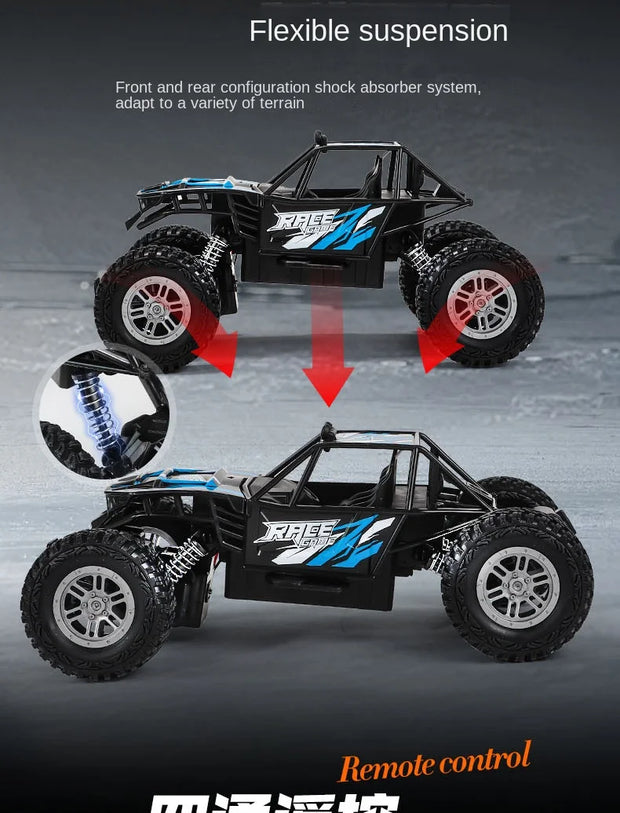 RC Car Toy - Cross-Country 4WD Drift Racing, High-Speed Climbing for Boys & Girls