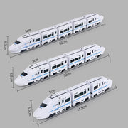 Kids DIY Electric Train Toy – High-Speed Railway with Sound & Light