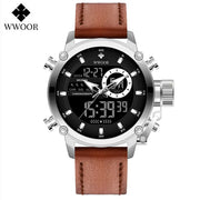 WWOOR Fashion Watches for Men Luxury Digital Design