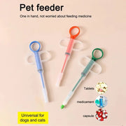 Pet Silicone Pill & Liquid Feeder – Reusable Dog & Cat Medicine Dispenser