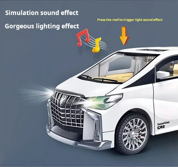 1:32 Pull-Back Inertia Car Toy – With Lights & Sound for Kids