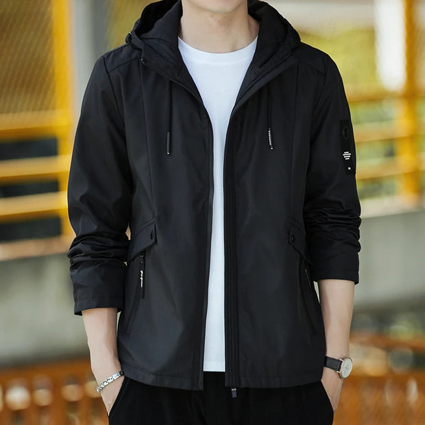 Men's Jackets Waterproof Military Hooded Jacket