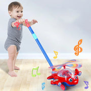 Baby Walker Push Toy – Plane & Car Push-Along Outdoor Toy for Toddlers