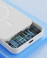 20,000mAh Magnetic Wireless Power Bank Mini Portable for iPhone 12-15, Xiaomi, Quick Charge