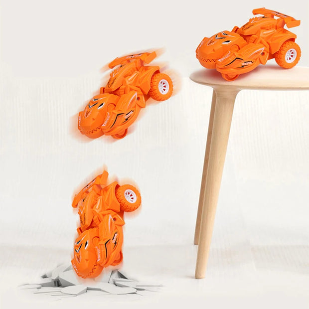 2-in-1 Dinosaur Transformation Car Toy – Action Collision Vehicle for Kids