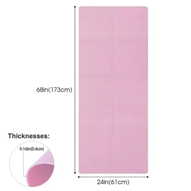 4MM Anti-Slip EVA Yoga Mat – Gym & Pilates Workout Mat