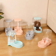 3.8L PP Pet Feeder & Water Fountain, Automatic Drink Bowl for Cats & Dogs