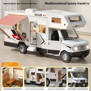 Luxury RV Toy Car for Kids – Movable Travel & Camping Model Playset