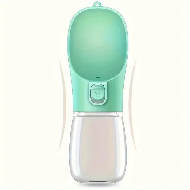 Portable Pet Water Bottle – 300ML Travel Dog & Cat Drinking Bowl for Outdoor Walks
