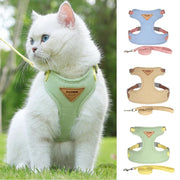 Detachable Cat Collar & Harness Set with Tag for Cats & Dogs