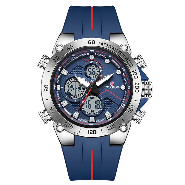 Men’s LIGE Sports Watch Quartz Analog Digital Design