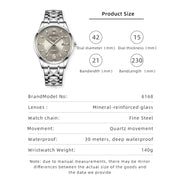 WLISTH Men’s Business Watch – Stainless Steel Quartz